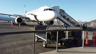 Flight Review  Air New Zealand A320 Wellington WLG to Queenstown ZQN NZ607ZKOXI FlightVideo [upl. by Llerral]