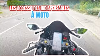 LES ACCESSOIRES INDISPENSABLES EN MOTO [upl. by Artenahs21]