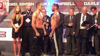 Scott Quigg vs Viorel Simion  FACE OFF [upl. by Nnyleak]