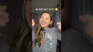 i’m broke fr 😭😭 newmusic apt parody rosesarerosie brunomars [upl. by Nosle]