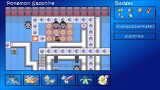 Lets Play Pokemon Sapphire Part 26  7th Gym Badge [upl. by Aubigny]