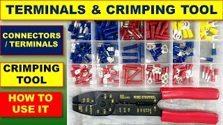 482 Crimping Tool and Connector Kit  Assorted Terminals and Crimping Tool KEN5155530K [upl. by Angele]