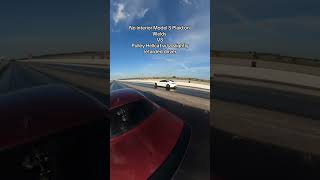 Tesla Model S Plaid vs Hellcat Challenger dragracing hellcatchallenger automobile racing [upl. by Lyreb]