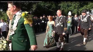 Schützenfest Dienstag 2024 in der Zollfeste Zons Die Regimentabnahme [upl. by Nosnev]