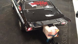 Nitro 116 Losi drag car with functional parachute  Mini Nitro RC [upl. by Beulah56]