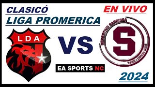 🔴Alajuelense vs Deportivo Saprissa en vivo  Clasicó Liga Apertura Costa Rica [upl. by Anerahs673]