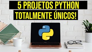 5 Projetos Python INUSITADOS  Para o SEU Portfólio [upl. by Hollah]