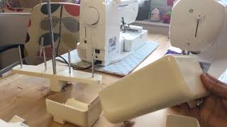 Servicing Janome New Home Overlocker Serger [upl. by Alrich]