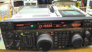 161 Yaesu FT1000MP field no RX fixed Troubleshooting with vintage signaltracer Heathkit [upl. by Etnaihc]