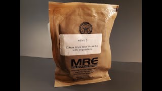 2023 Cuban Beef Picadillo Prototype US MRE Review Meal Ready to Eat Taste Testing [upl. by Alwitt532]