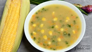 Sweet Corn Veg Soup Sweet Corn Soup Soup Recipe [upl. by Seavey]