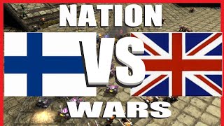 Finland Vs UK Nation Wars  Beyond All Reason [upl. by Dame741]