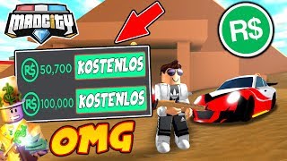 🎁 20000 ROBUX UMSONST  MAD CITY ROBLOX [upl. by Durman523]