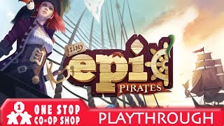 Tiny Epic Pirates  Solo Playthrough with Curse of Amdiak  with Jason [upl. by Bresee]