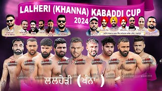 LIVE  Lalheri Khanna Kabaddi Cup 2024 [upl. by Cressi]