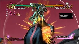 JoJos All Star Battle Anasui Move Set  HD [upl. by Elsinore]