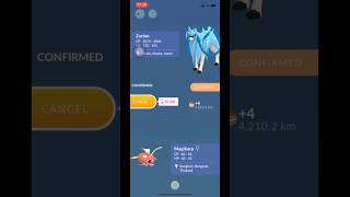 The most W trade ever in Pokemon Go’s History pokemon pokemongosafarizone [upl. by Htessil]