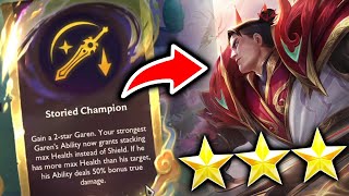 GAREN HYPER CARRY BUILD w STORIED CHAMPION in Ranked  Teamfight Tactics Set 11 I TFT Best Comps [upl. by Boniface]