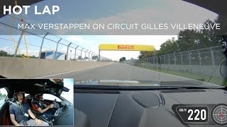 Max Verstappen Montreal Hot Lap  Drivingca [upl. by Zerep690]