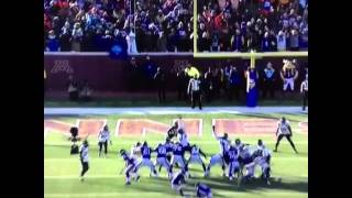 NFL Wildcard Blair Walsh Missing game winning Field Goal vs Seahawks [upl. by Birgitta]