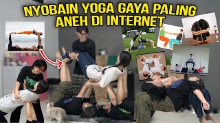 NYOBAIN YOGA GAYA PALING ANEH DI INTERNET [upl. by Maryn105]