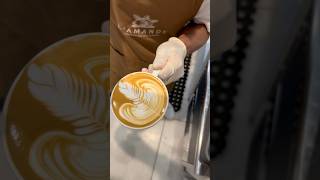 basic latteart barista coffeelovers kuwaitcity lamandekw likesandsubscribe [upl. by Lisk]