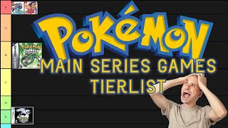 Pokemon Games Tier List Main Series [upl. by Elvera257]