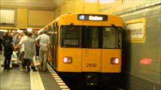 U Bahn Berlin Bahnhof Hermannplatz U7FULL HD [upl. by Olympium628]