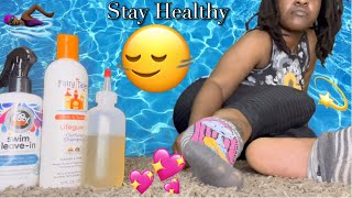 How I Swim With Locs  How To Keep Healthy Locs [upl. by Aicul]