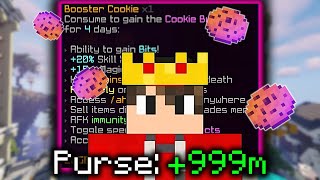 Why You Should Flip Booster Cookies In Hypixel Skyblock 1 Coin Purse To 1B Challenge [upl. by Aivax]