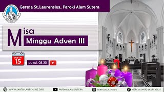 Misa Minggu Adven III Minggu 15 Desember 2024 Pk 0830 [upl. by Heyde]