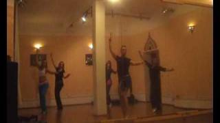 Zadiels Snakes Bellydance Move Combination Oriental Dance Ensemble Berlin Bauchtanz [upl. by Valleau474]