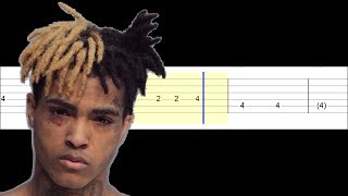 XXXTENTACION  Before I Close My Eyes Easy Guitar Tabs Tutorial [upl. by Wernher808]