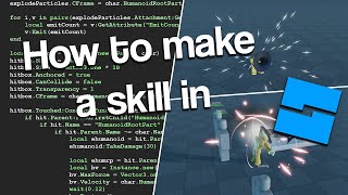 How to make a SKILL in ROBLOX STUDIO [upl. by Jamesy542]