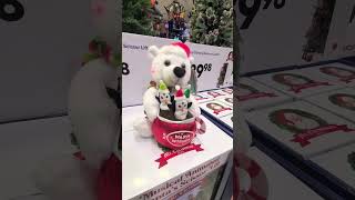 Cute Animated Christmas Bear  Let It Snow christmas bear merrychristmas holiday [upl. by Kinnard632]