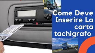 Come deve inserire la scheda tachigraficaItaliaVideo Tutorial [upl. by Tsenrae673]