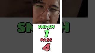 MARKIPLIER SMASH OR PASS on CARTOON CHARACTERS shorts [upl. by Byrn]