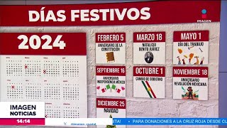 Estos son los días festivos del 2024  Noticias con Crystal Mendivil [upl. by Amihc]