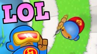 Hes going Super Monkey Chill BFB Colosseum Boosts Only BTD Battles [upl. by Sidon]