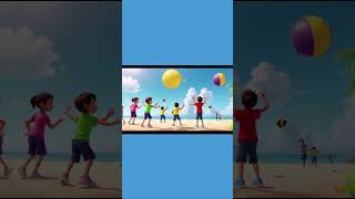 Beach Song for Kids kidslearning happykidshub kidssong kidsentertainment [upl. by Yuzik]