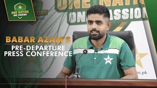 Babar Azams predeparture press conference  ICC World Cup 2023  PCB  MA2A [upl. by Adnama]