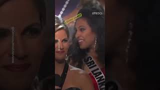 Concursantes de Miss Universo descubren a la ganadora antes de tiempo shorts [upl. by Refynnej]