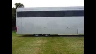 Visibly Loud quotArticulated Dreamquot  Luxury Motorhome RV  luxus wohnmobil  Arriving Silverstone 2 [upl. by Otrebire]