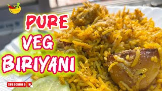 নিরামিষ বিরিয়ানি রেসিপি  best veg paneer biryani  pure veg biryani recipe without onion and garlic [upl. by Nosnhoj]