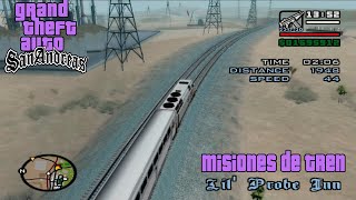 Grand Theft Auto San Andreas  Completa la Misión de Tren [upl. by Blackburn814]