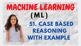 51 Case Based Reasoning with Example ML [upl. by Carol759]