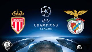 Monaco x Benfica  5 rodada da Uefa Champions League 2425  EA FC [upl. by Ciccia913]