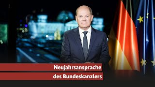 Neujahrsansprache von Bundeskanzler Olaf Scholz [upl. by Byrd]