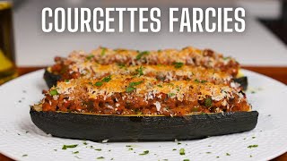 COURGETTES FARCIES ET GRATINÉES AU PARMESAN  LA RECETTE DE LÉTÉ [upl. by Auguste]