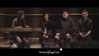 Vietsub City Of Stars  1022 Girls Band ft Đản Đản 《La La Land OST》cover [upl. by Nafets]